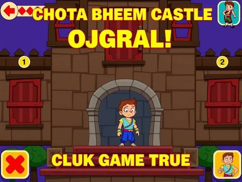 Chhota Bheem Exploring the Castle Chhota Bheem Castle Escape Gameplay Screenshot